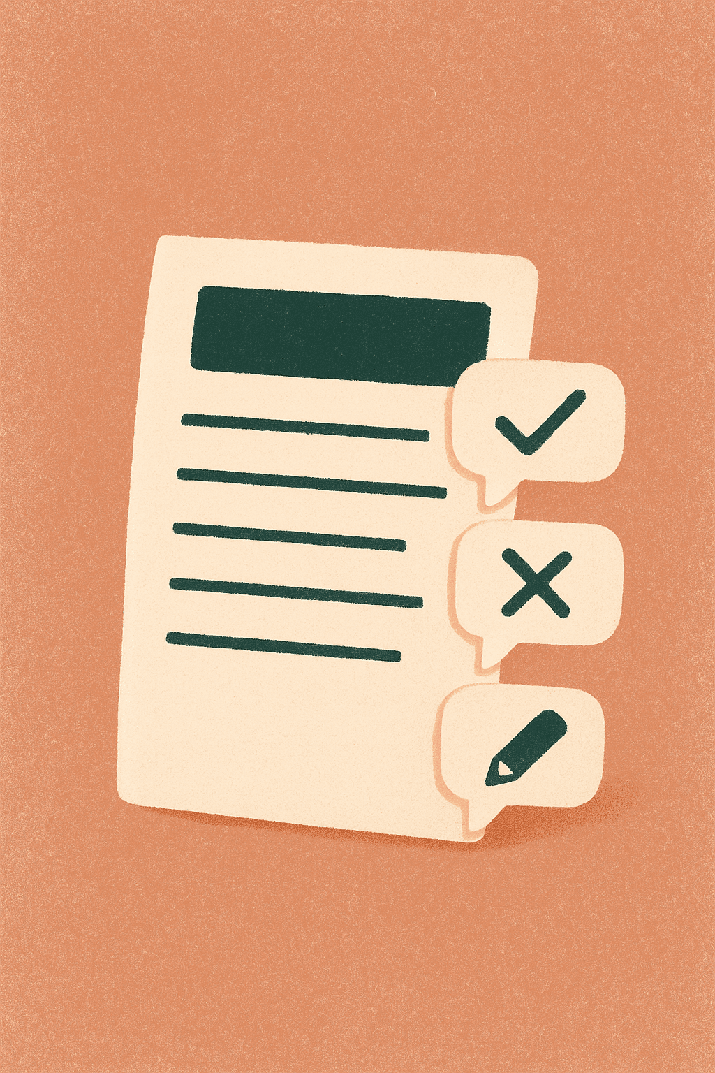 meritt illustration: written follow up
