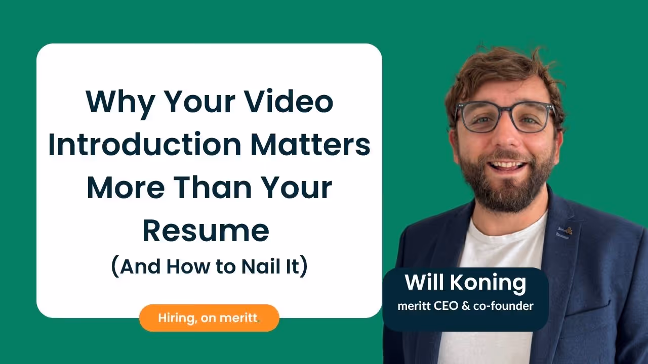 Why Your Video Introduction Matters More Than Your Resume (And How to Nail It)